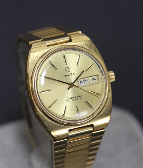 Omega Seamaster Gold Plated 166.0216 Automatic Day Date 